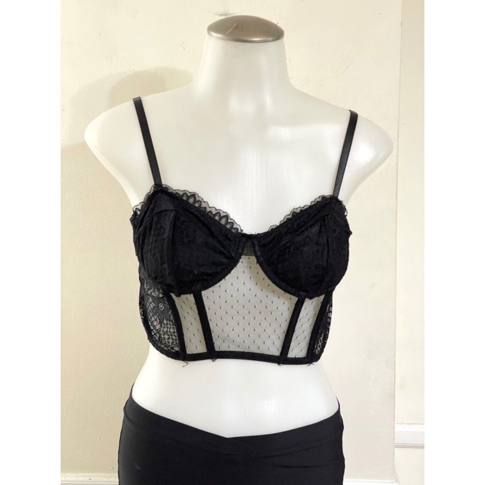 NWOT. SHEIN.Women lace‎ bra black color size 6